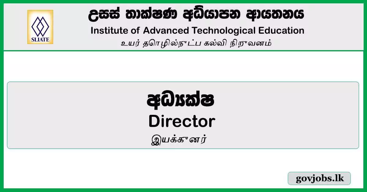 Director - Institute Of Advanced Technological Education Job Vacancies 2024