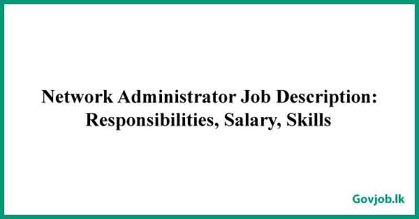 Network Administrator Job Description: Responsibilities, Salary, Skills