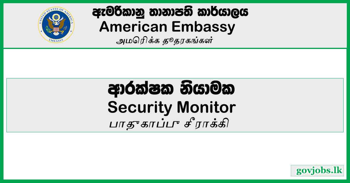 Security Monitor - American Embassy