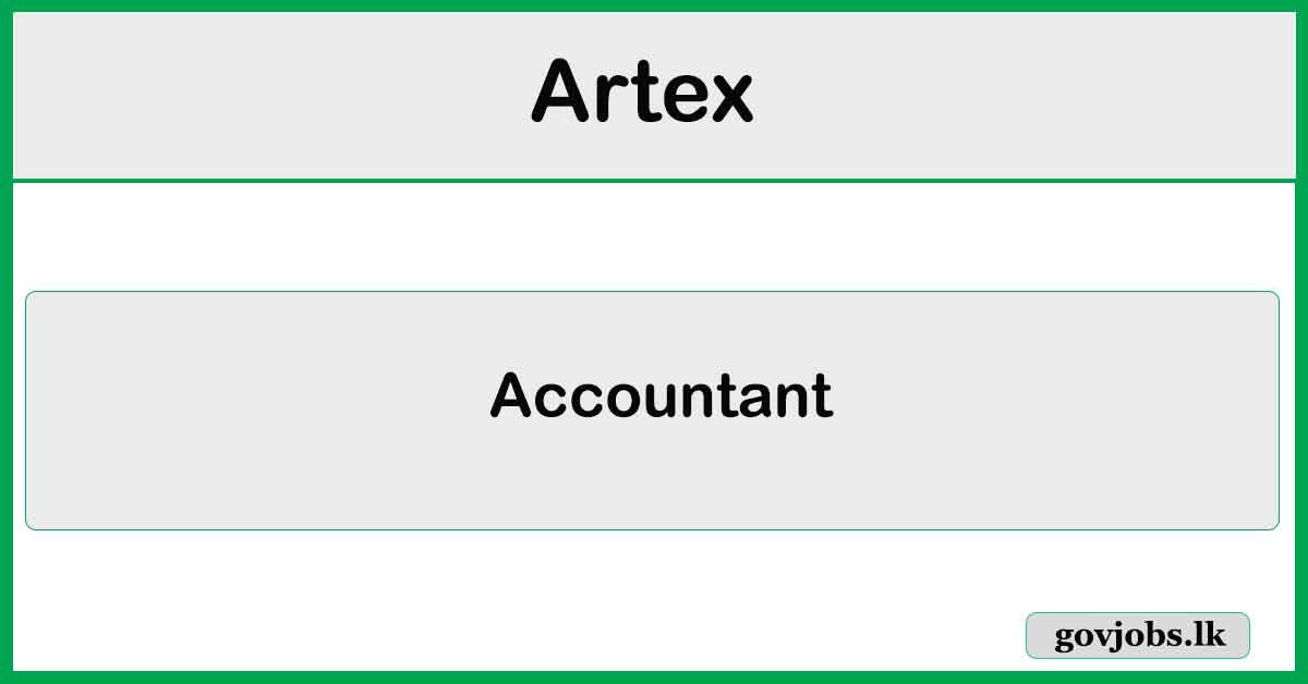 Accountant - Artex Job Vacancies 2024