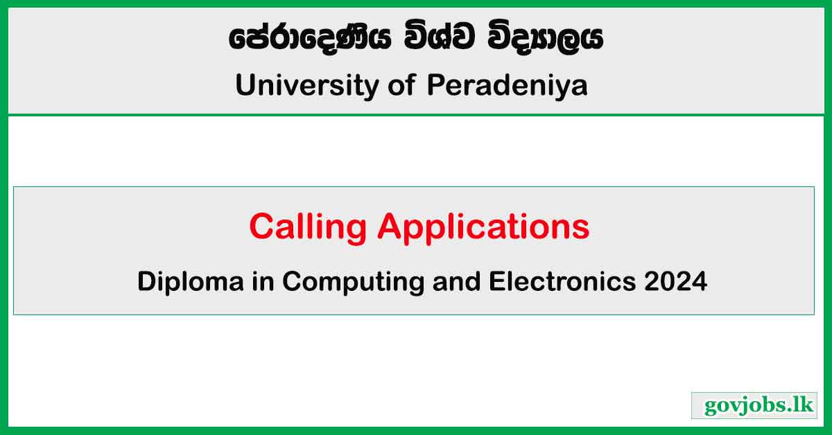 Diploma in Computing and Electronics 2024