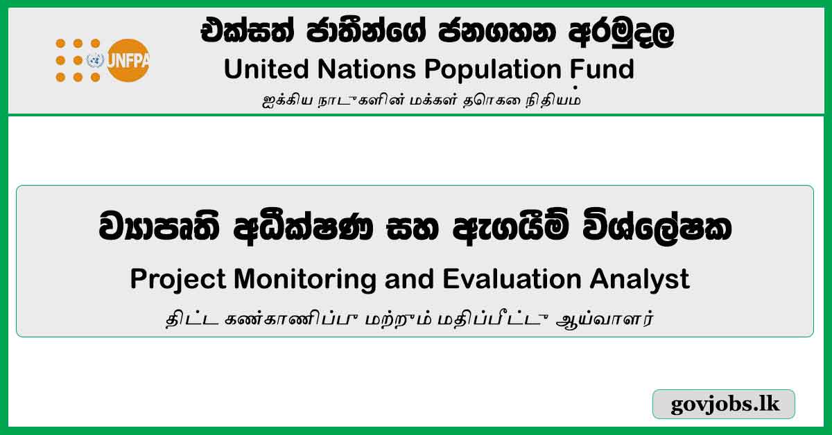 Project Monitoring And Evaluation Analyst - United Nations Population Fund Job Vacancies 2024