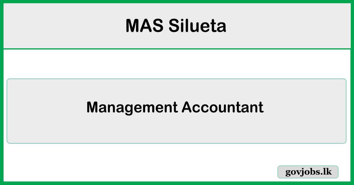 Management Accountant (Senior Executive) - MAS Silueta Job Vacancies 2024