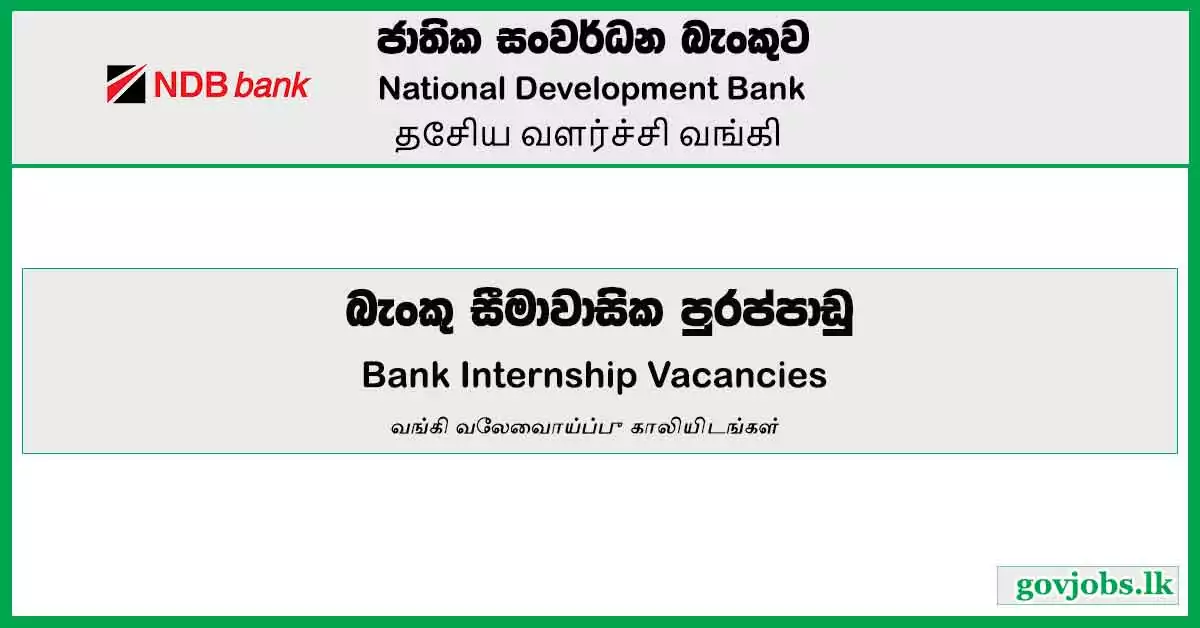 Bank Internship (Digital Marketing) – National Development Bank Job Vacancies 2024