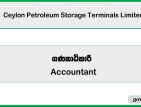 Accountant – Ceylon Petroleum Storage Terminals Limited Job Vacancies 2025