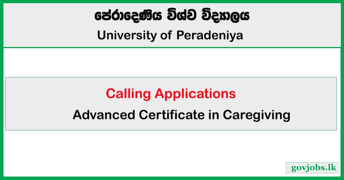 Advanced Certificate in Caregiving 2025