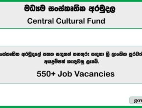 Central Cultural Fund (CCF) 2025 - Job Vacancies (550+)