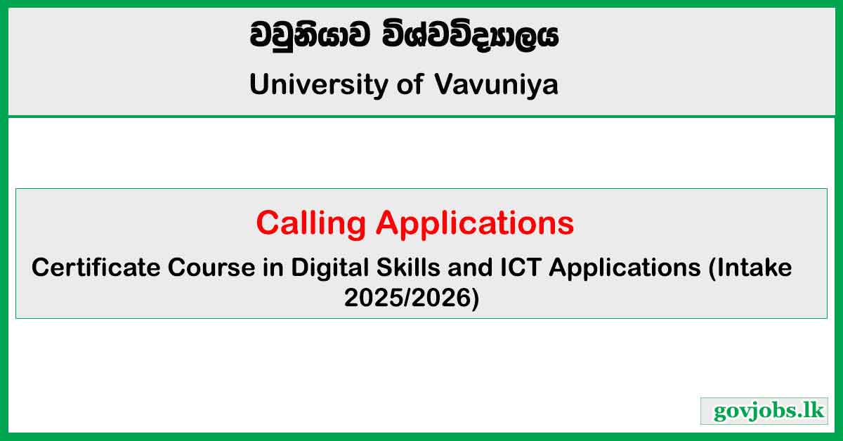 Certificate in Digital Skills and ICT Applications 2025