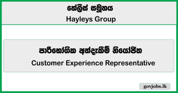 Customer Experience Representative - Call Center (Colombo) - Hayleys Group Vacancies 2026