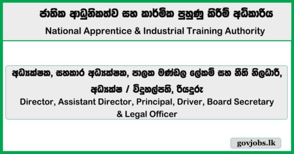 Director, Assistant Director, Principal, Driver, Board Secretary & Legal Officer – NAITA Job Vacancies 2026