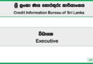 Executive – Credit Information Bureau of Sri Lanka 2025 Job Vacancies
