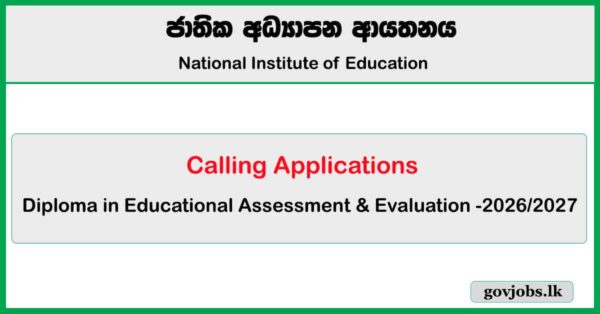 National Institute of Education (NIE) - Diploma in Educational Assessment & Evaluation 2026