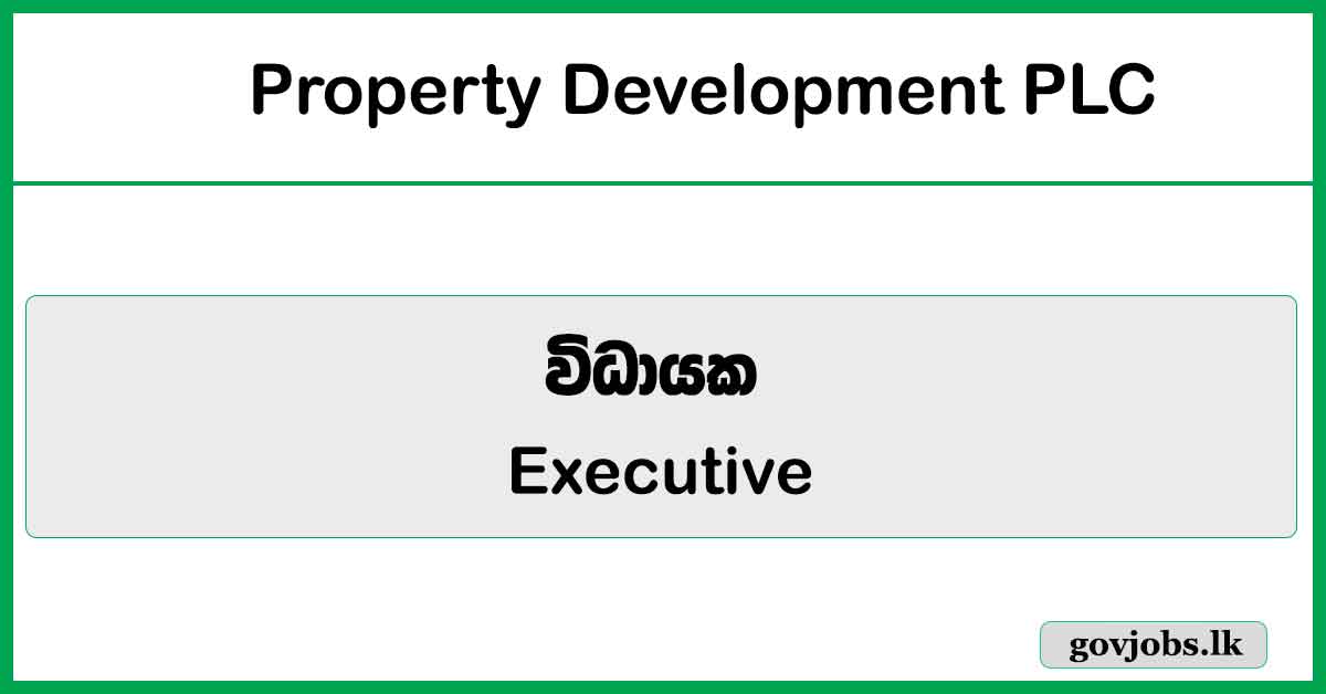 Executive - Property Development PLC Job Vacancies 2026