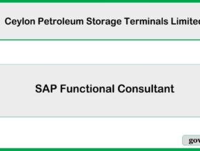 SAP Functional Consultant – Ceylon Petroleum Storage Terminals Limited Job Vacancies 2025