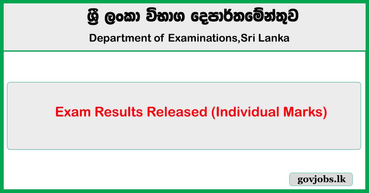 Sri Lanka Architectural Service Exam Results Released 2023