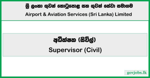Supervisor (Civil) - Airport and Aviation Services Private Limited Job Vacancies 2026