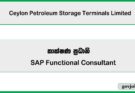 Tech Lead (Full Stack) – Ceylon Petroleum Storage Terminals Limited Job Vacancies 2025